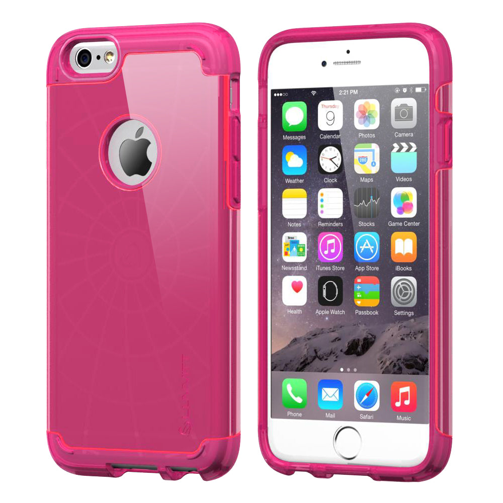 LUVVITT ULTRA ARMOR iPhone 6 / 6S Case | Dual Layer Back Cover - Neon Pink
