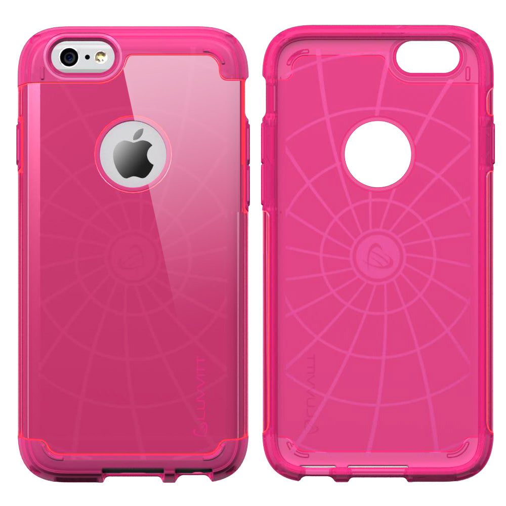 LUVVITT ULTRA ARMOR iPhone 6 / 6S Case | Dual Layer Back Cover - Neon Pink