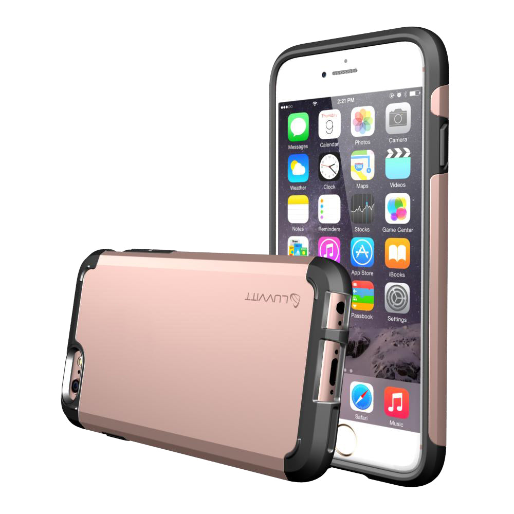 LUVVITT ULTRA ARMOR NL iPhone 6s Case | Dual Layer Back Cover - Rose Gold