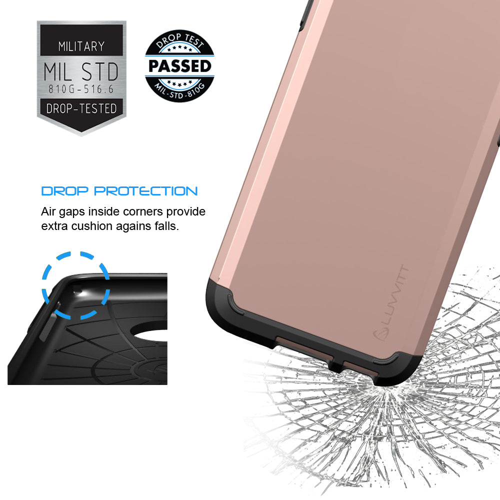 LUVVITT ULTRA ARMOR NL iPhone 6s Case | Dual Layer Back Cover - Rose Gold
