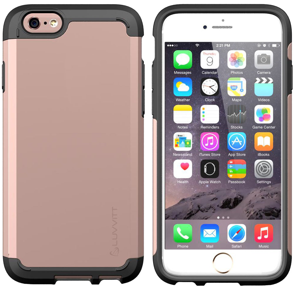 LUVVITT ULTRA ARMOR NL iPhone 6s Case | Dual Layer Back Cover - Rose Gold