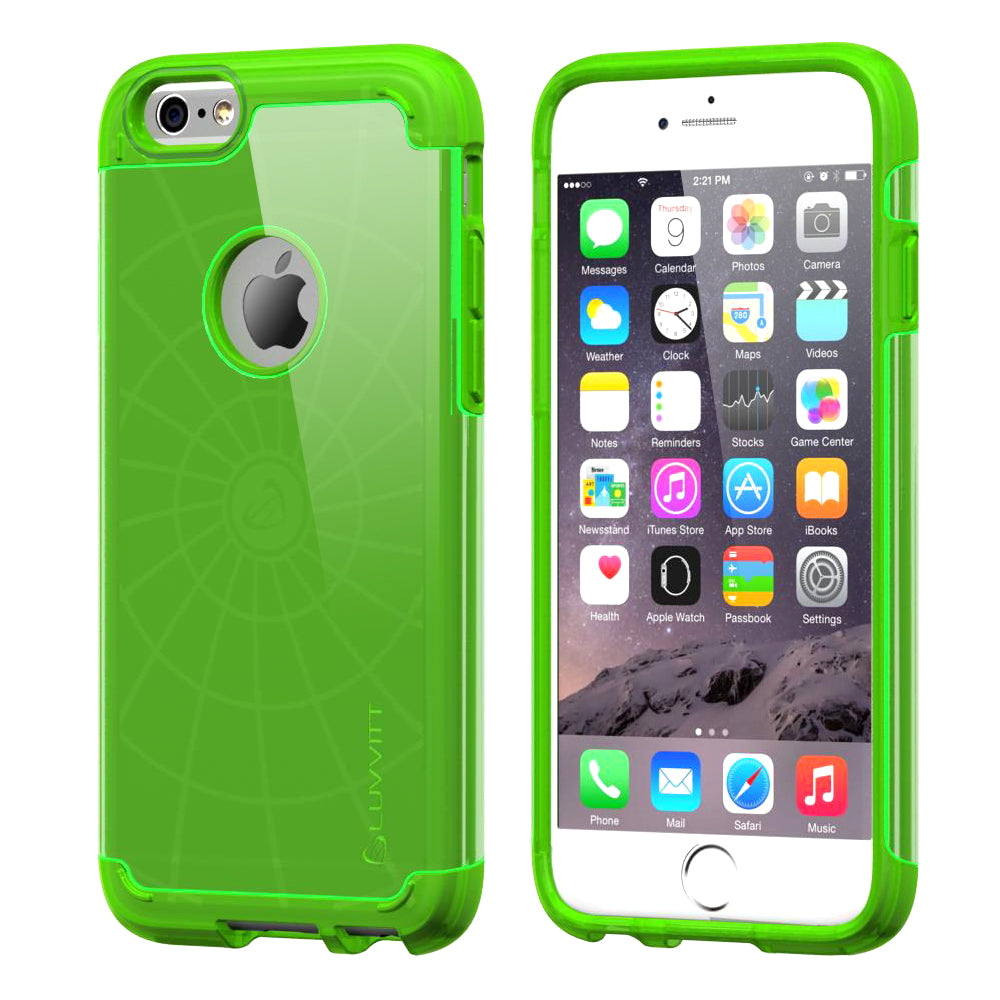LUVVITT ULTRA ARMOR iPhone 6 / 6S Case | Dual Layer Back Cover - Neon Green