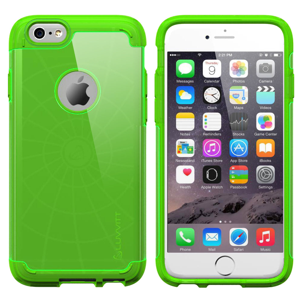 LUVVITT ULTRA ARMOR iPhone 6 / 6S Case | Dual Layer Back Cover - Neon Green