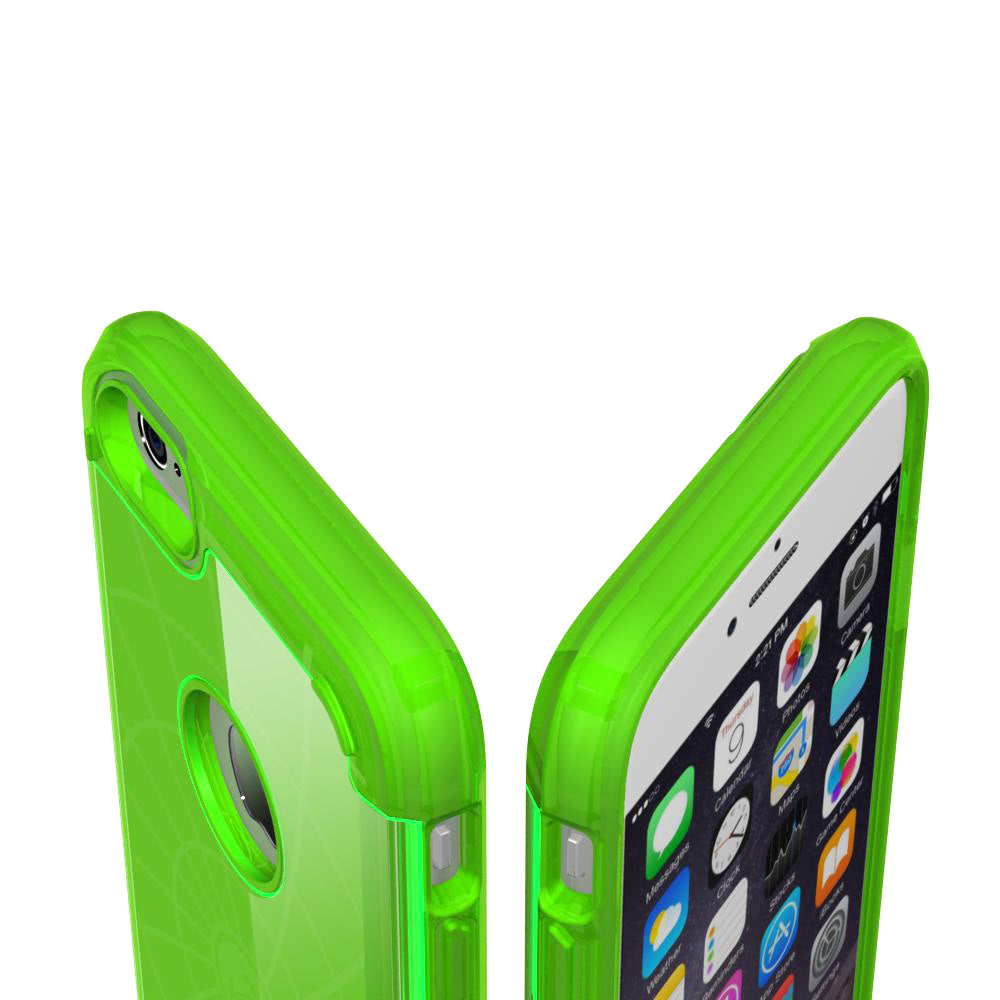 LUVVITT ULTRA ARMOR iPhone 6 / 6S Case | Dual Layer Back Cover - Neon Green