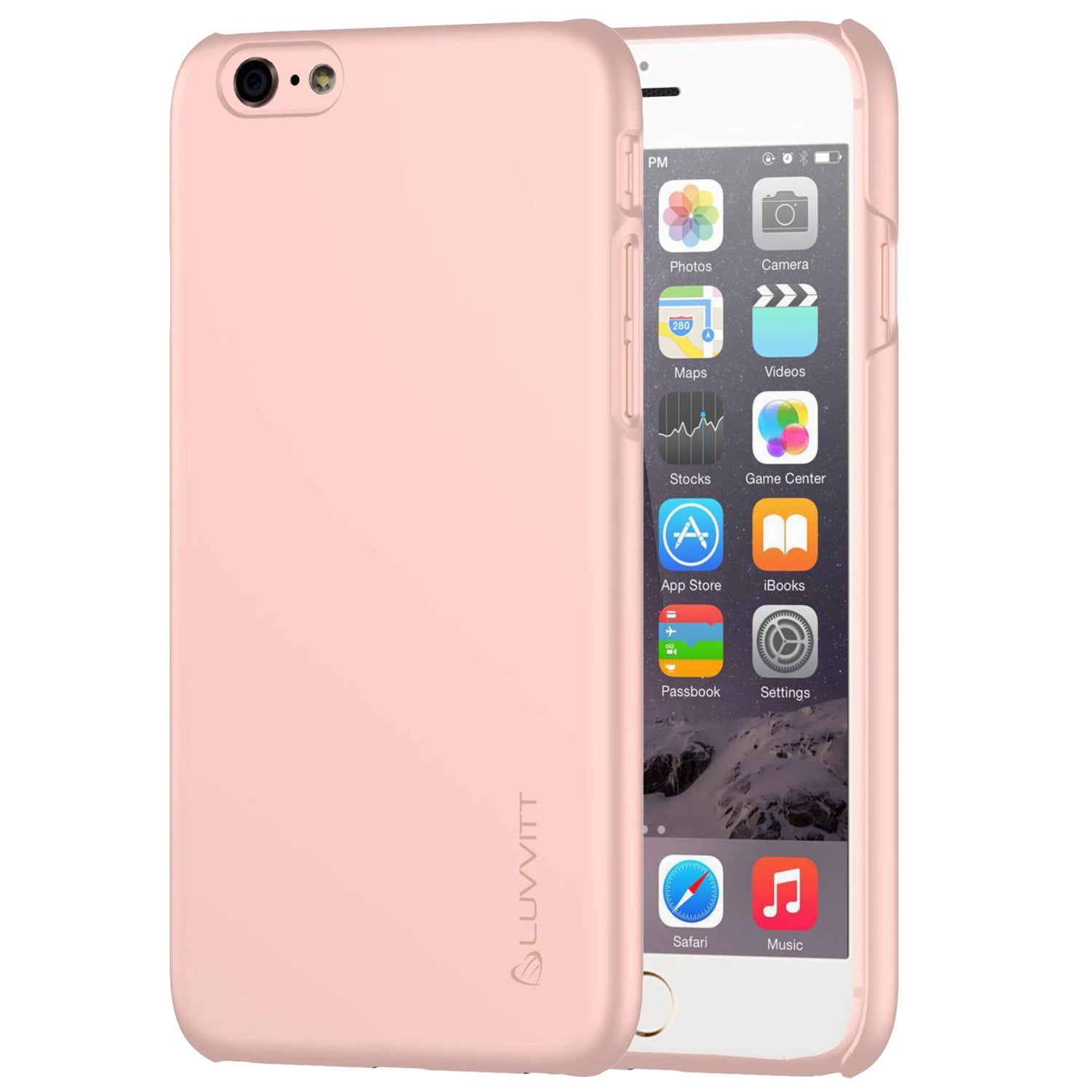 LUVVITT SVELTE Hard Slim Fit Premium Matte Case for iPhone 6/6s Rose Gold - Main Image