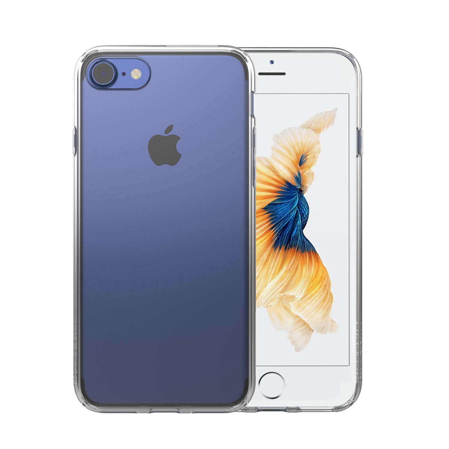 Luvvitt Crystal View Hybrid Case for iPhone 7 and 8 - Crystal Clear