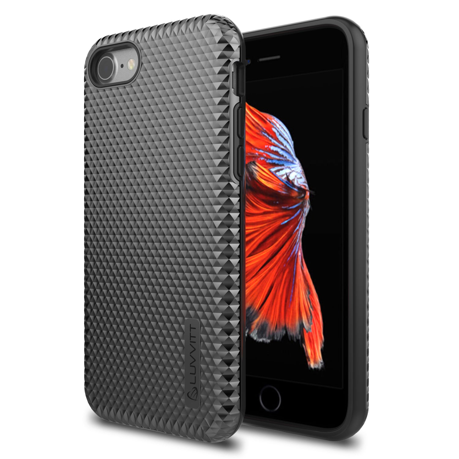 Luvvitt Brilliant Armor Case for iPhone 8 - Jet Black