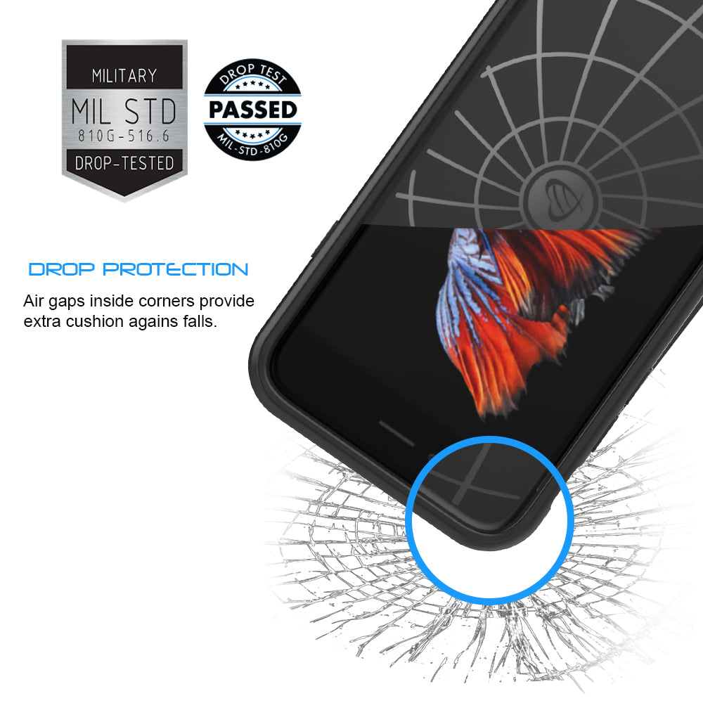 Luvvitt Brilliant Armor Case for iPhone 8 - Jet Black