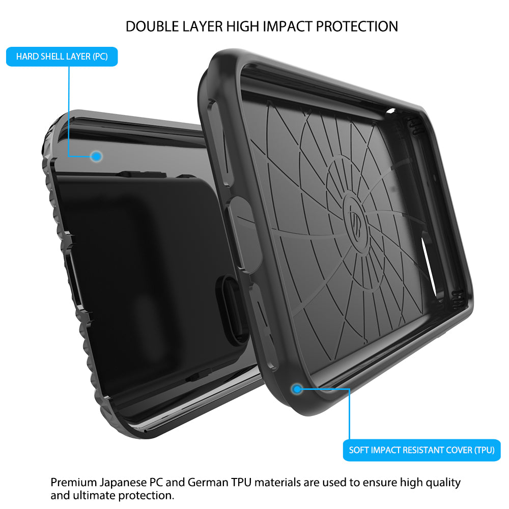 Luvvitt Brilliant Armor Case for iPhone 8 - Jet Black