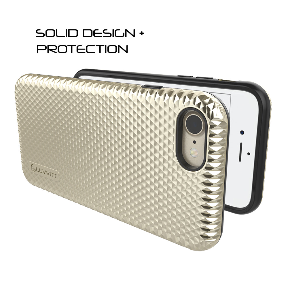 Luvvitt Brilliant Armor Case for iPhone 8 - Gold