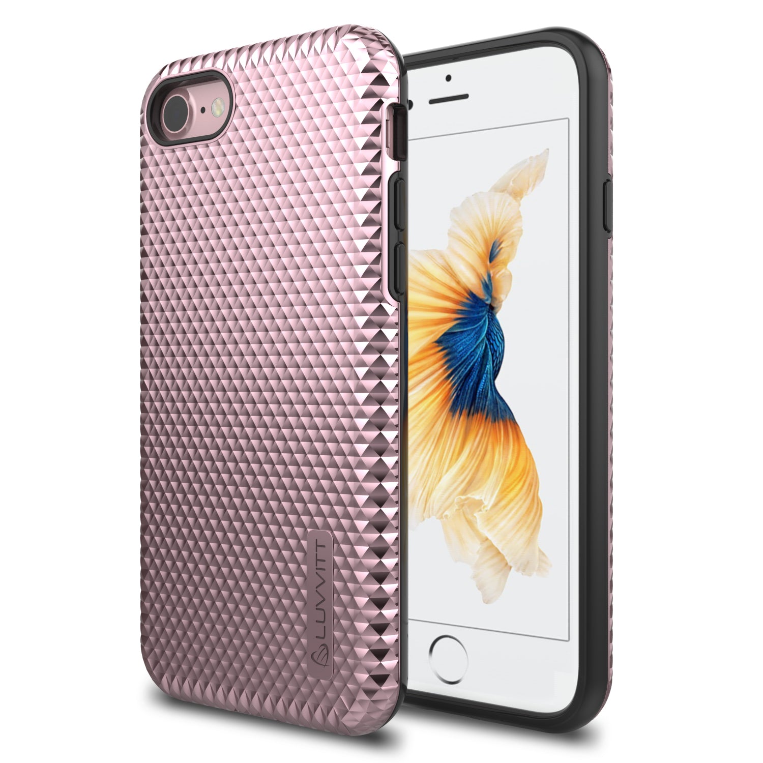 Luvvitt Brilliant Armor Fashion Case for iPhone SE 2020 / iPhone 7 / iPhone 8 - Rose Gold