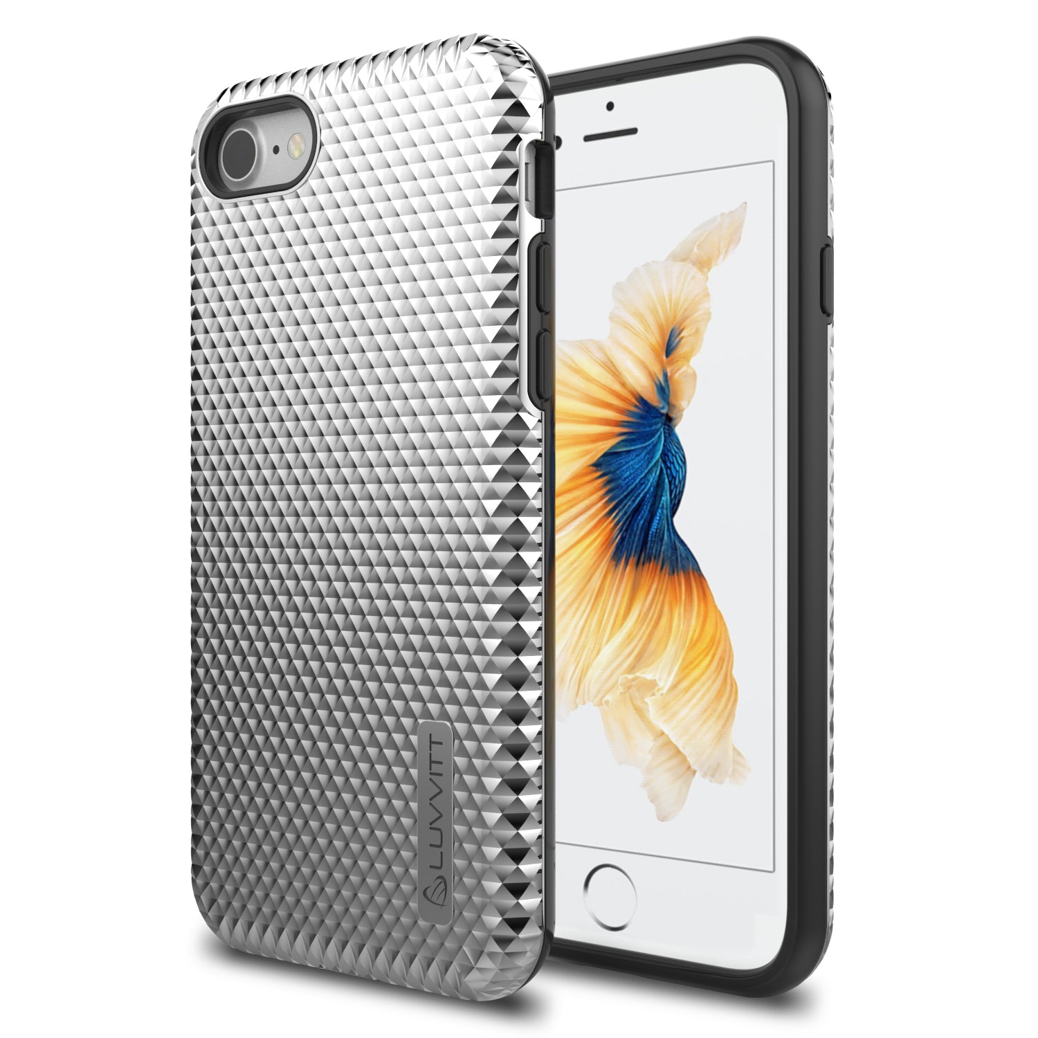 Luvvitt Brilliant Armor Fashion Case for iPhone SE 2020 / iPhone 7 / iPhone 8 - Silver