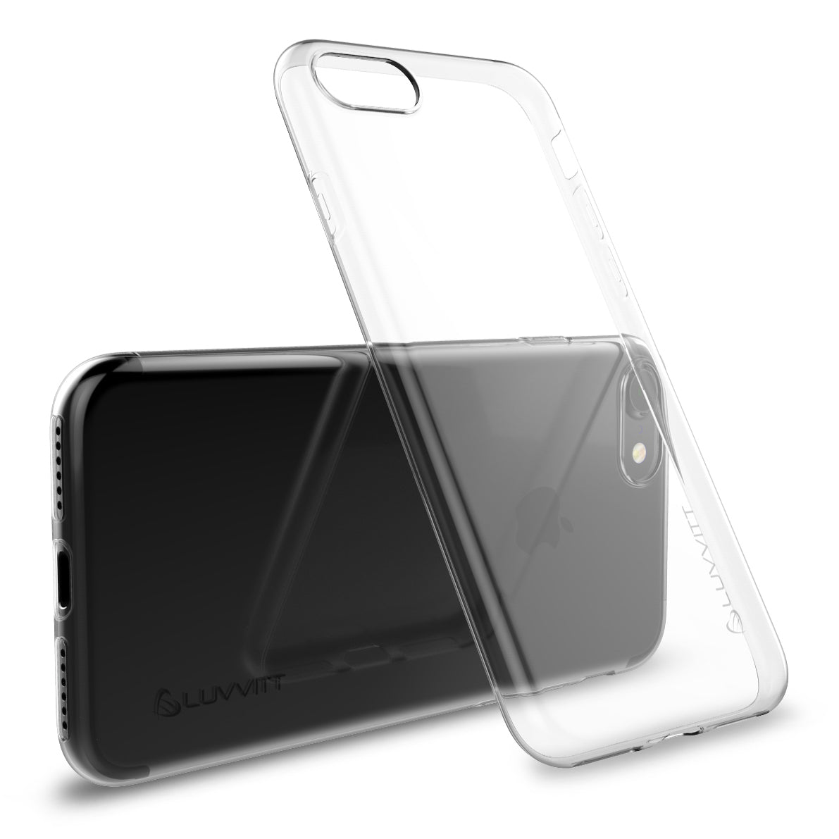 Luvvitt Ultra Slim Flexible TPU Case for iPhone 7 and 8 - Clear
