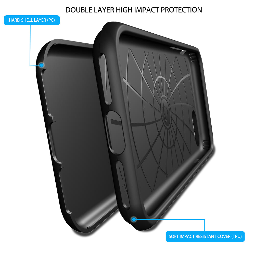 LUVVITT EMOJI Case and Tempered Glass Set for iPhone 7/8 Plus - Blue