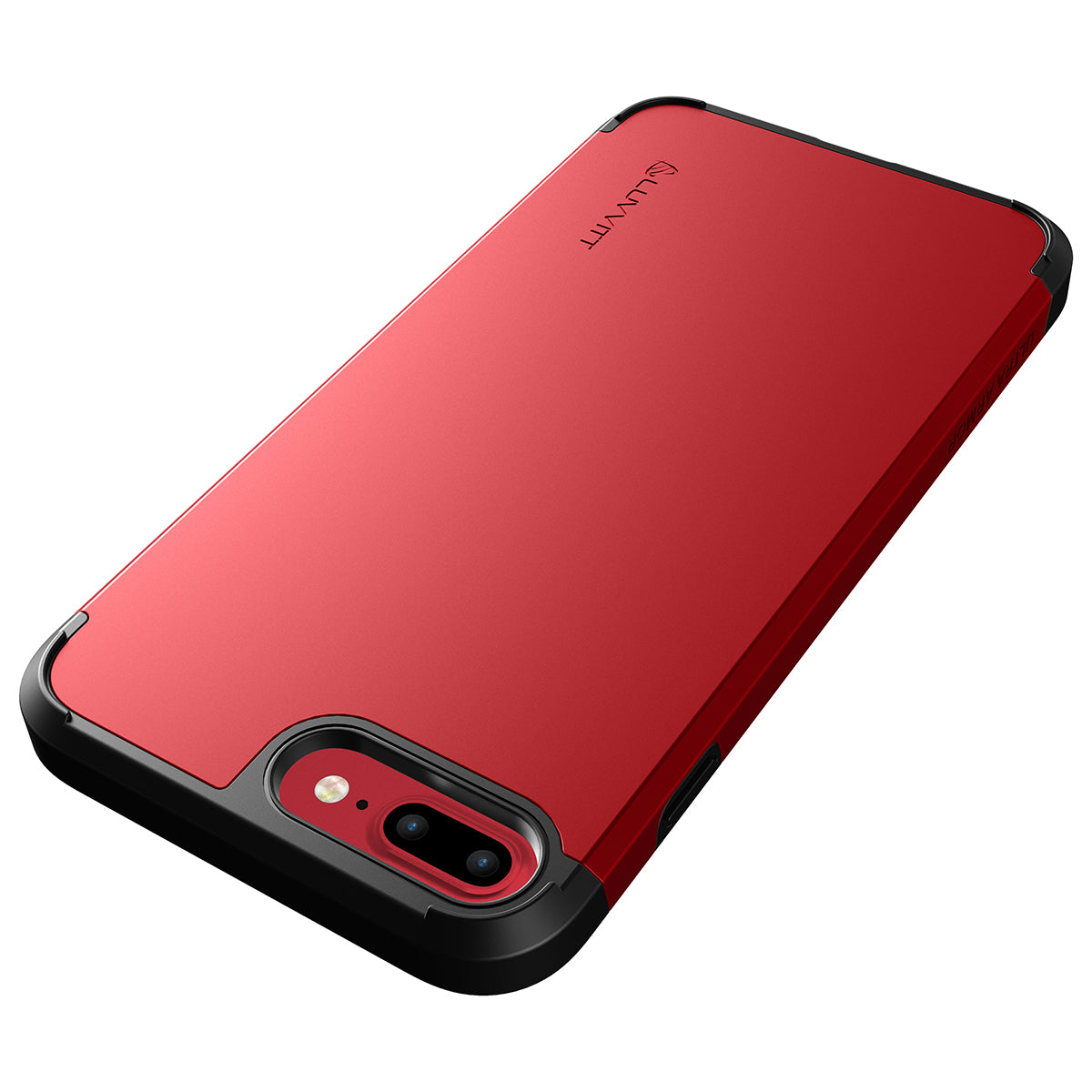 Luvvitt Ultra Armor Dual Layer Case for iPhone 7 Plus and 8 Plus - Red