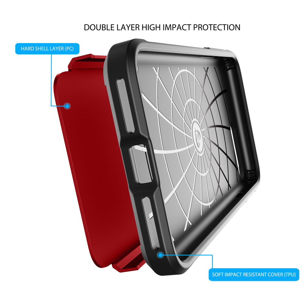 Luvvitt Ultra Armor Dual Layer Case for iPhone 7 Plus and 8 Plus - Red