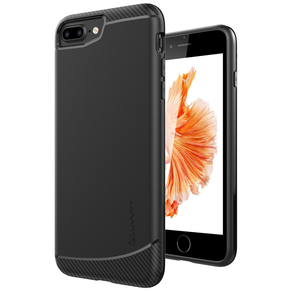 Luvvitt Sleek Armor Case for iPhone 8 Plus - Black