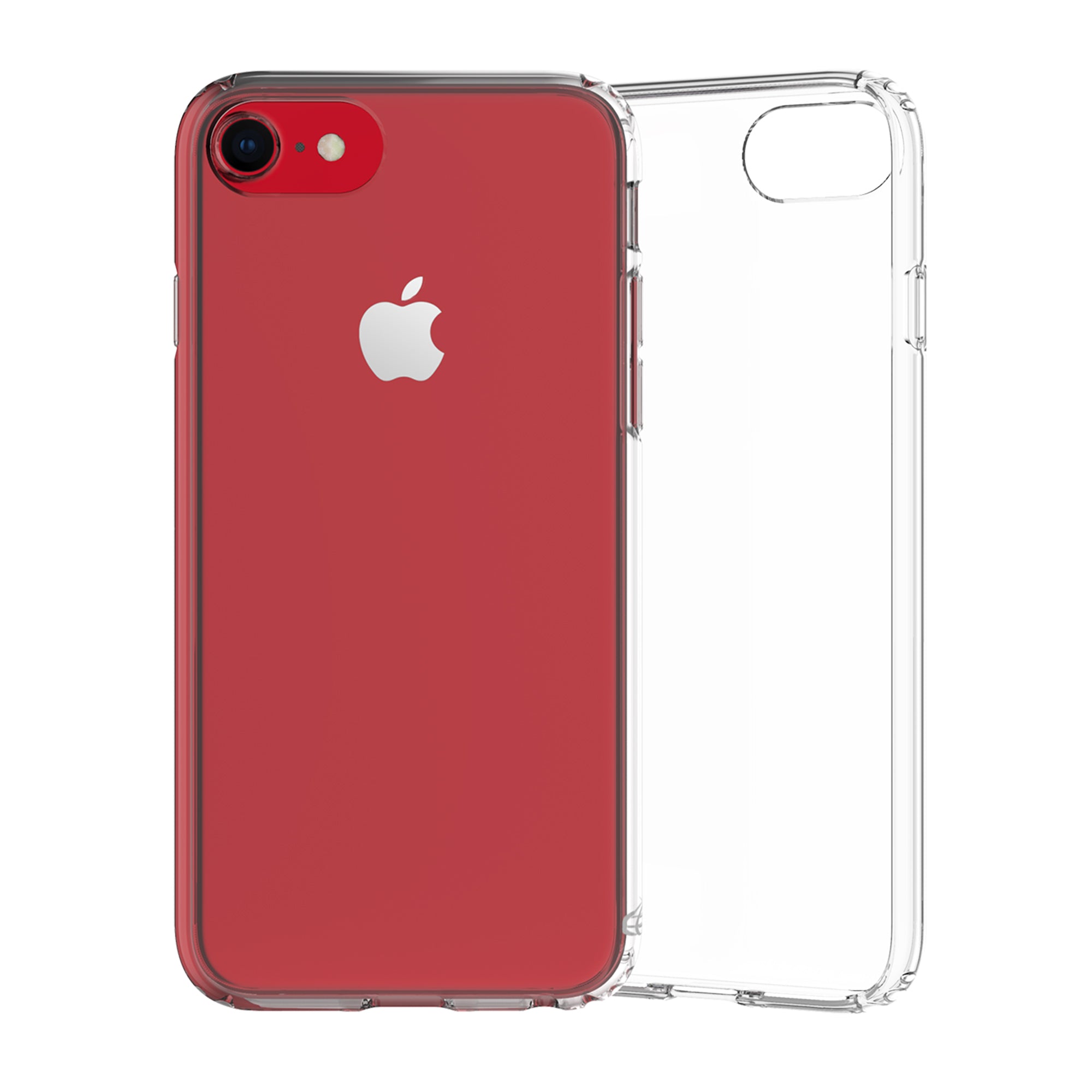 Luvvitt Clear View Case and Liquid Glass Screen Protector Set for iPhone SE 2020