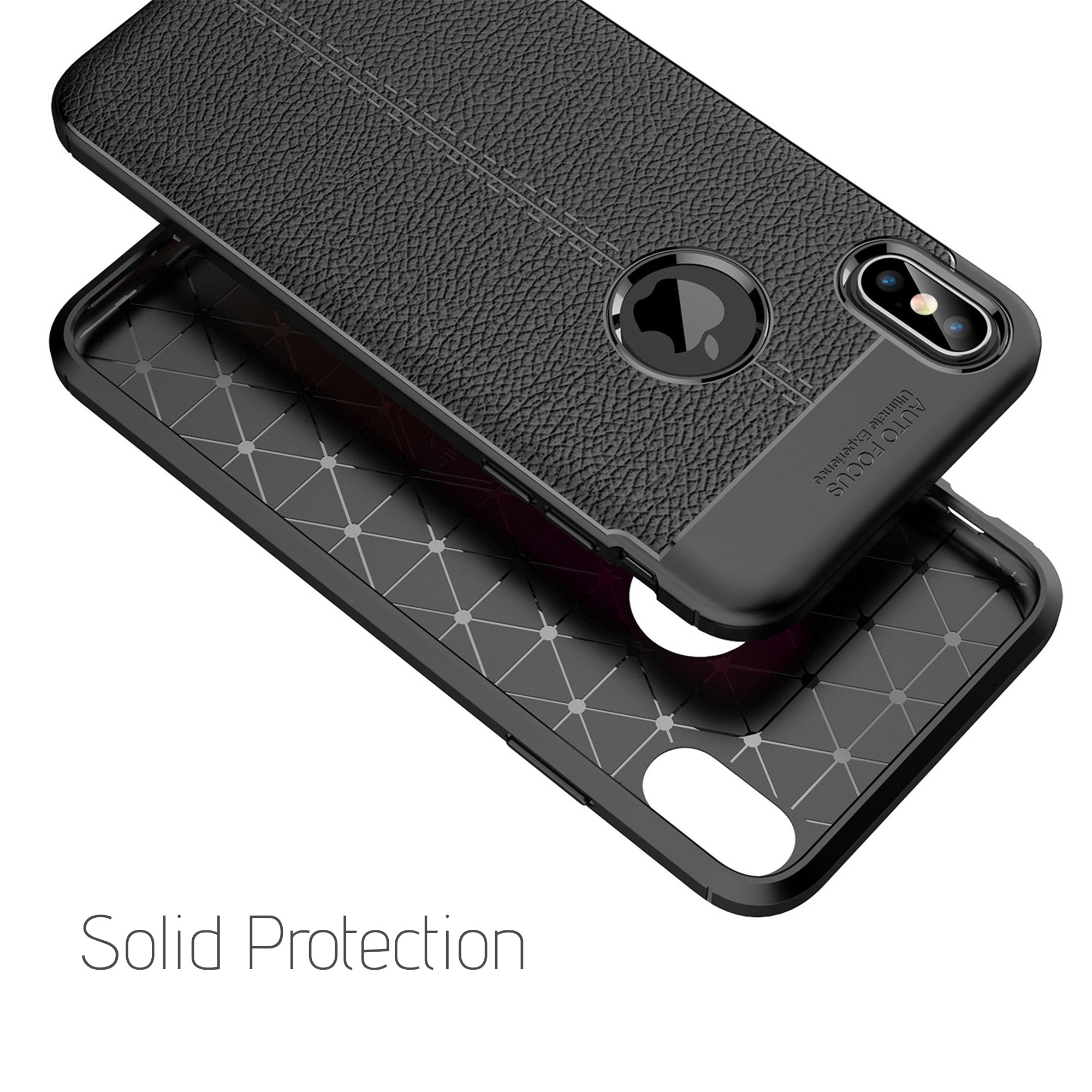 Luvvitt Case for iPhone XS Max TPU Flexible Protection 6.5" Screen 2018 - Black