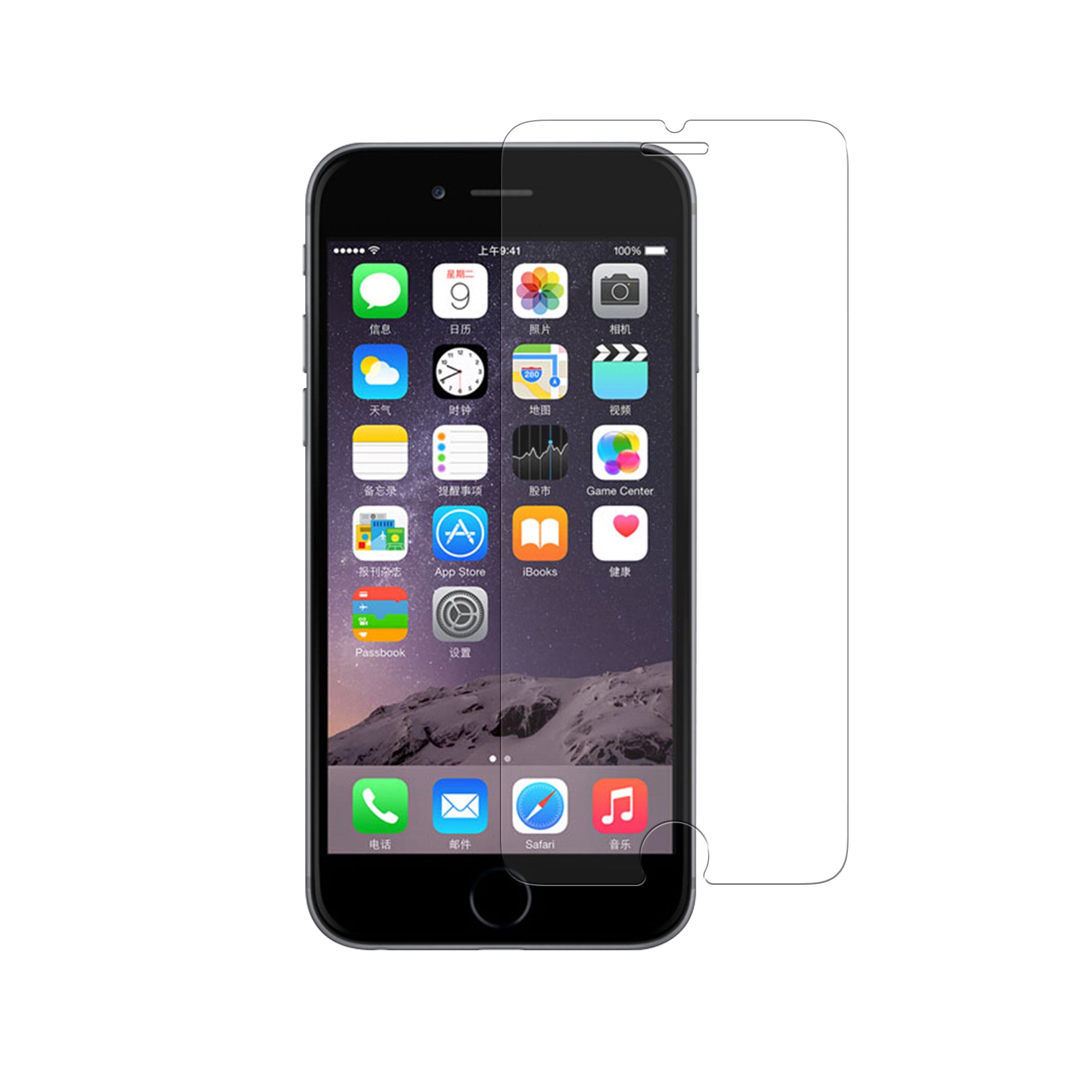 LUVVITT TEMPERED GLASS Screen Protector for iPhone 6 (4.7) - Crystal Clear