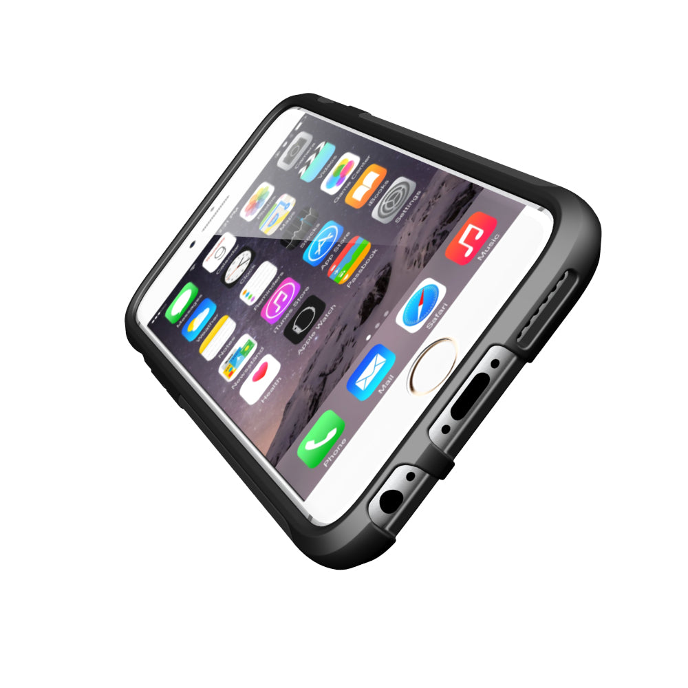 LUVVITT ULTRA ARMOR NL iPhone 6s Case | Dual Layer Back Cover - Black