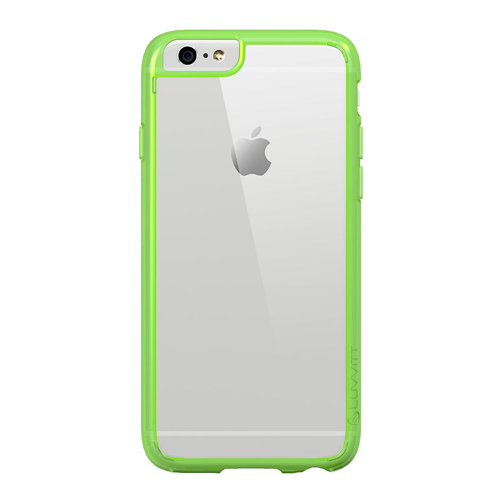 LUVVITT CLEARVIEW Case for iPhone 6S / 6 | Hybrid Back Cover - Neon Green