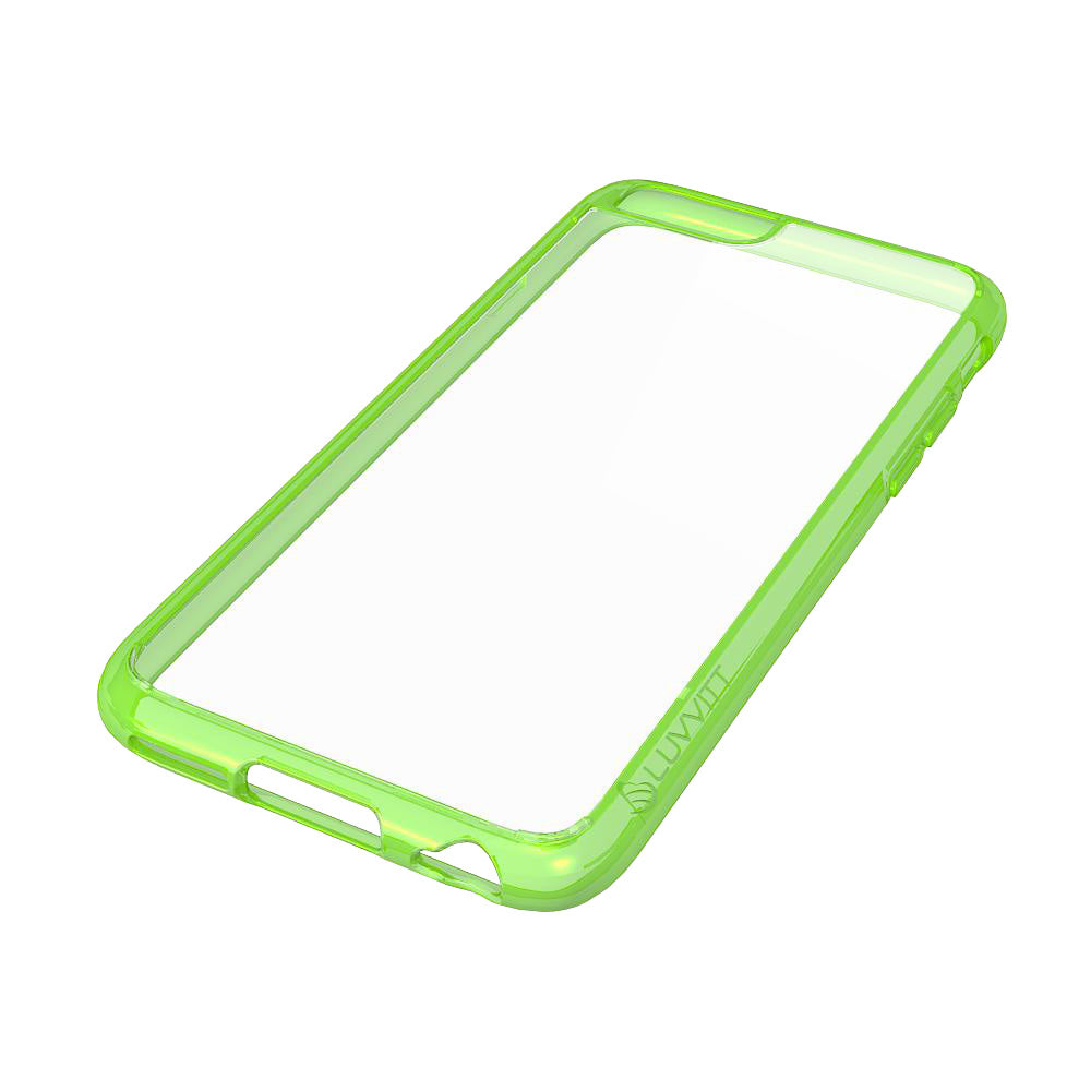 LUVVITT CLEARVIEW Case for iPhone 6S / 6 | Hybrid Back Cover - Neon Green