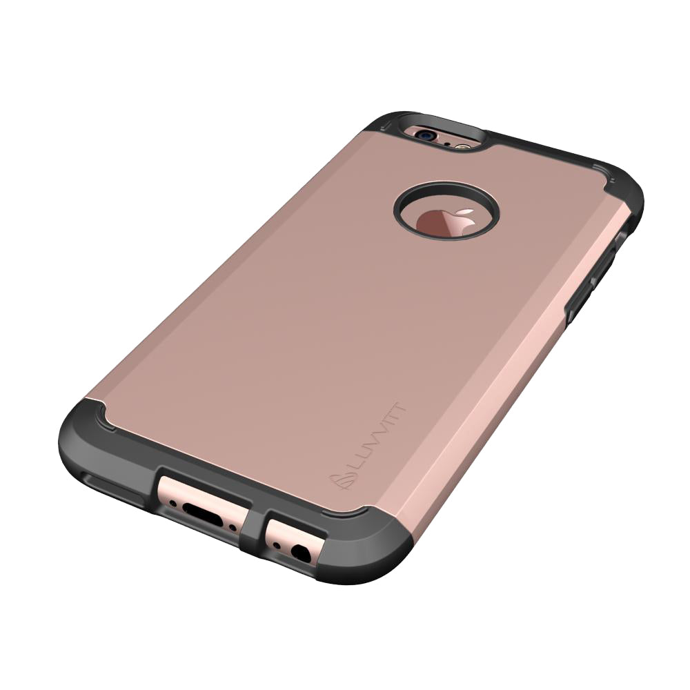 LUVVITT ULTRA ARMOR iPhone 6 / 6S Case | Dual Layer Back Cover - Rose Gold