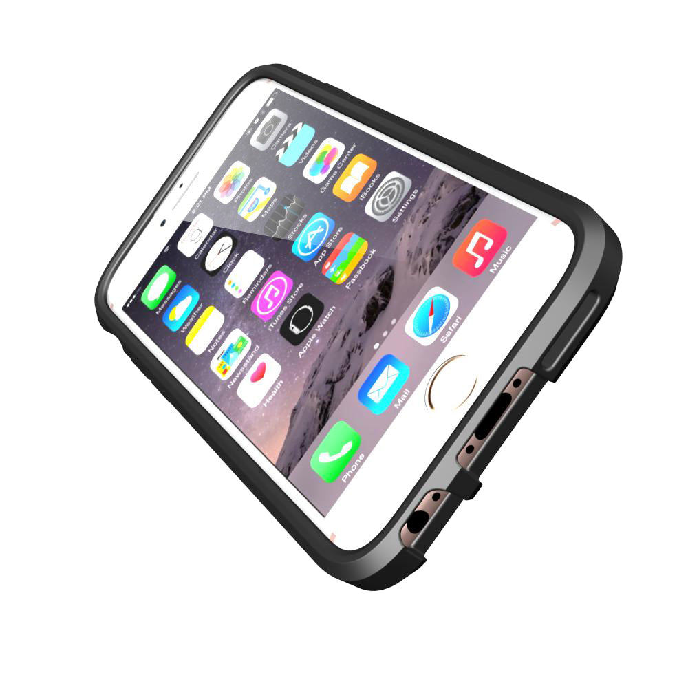 LUVVITT ULTRA ARMOR WALLET Case for iPhone 6s Dual Layer Back Cover - Rose Gold