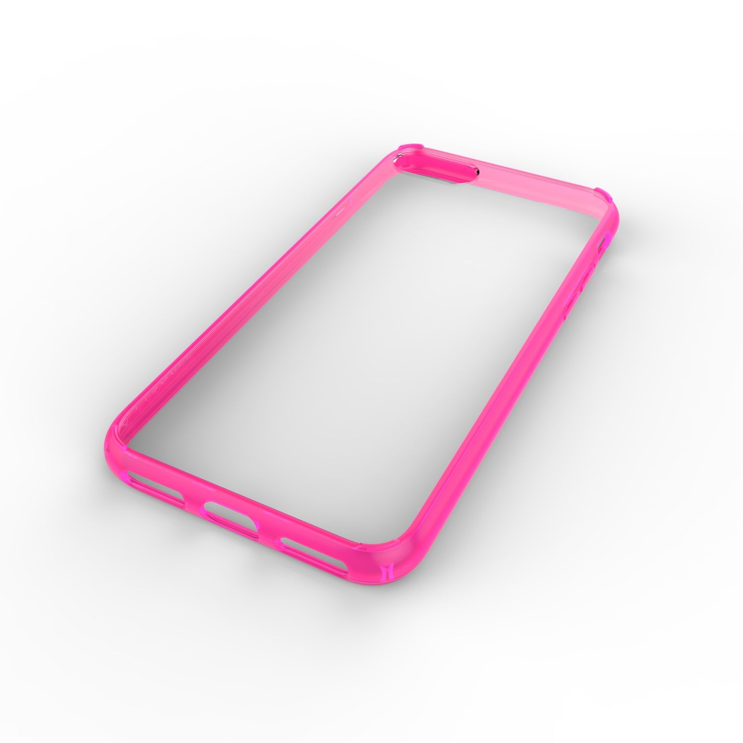 Luvvitt Clear View Hybrid Case for Apple iPhone SE 2020 and iPhone 7 and 8 - Pink