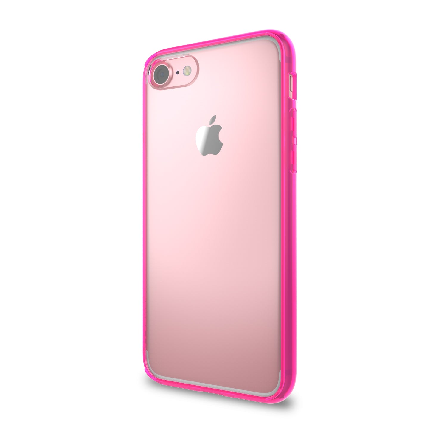 Luvvitt Clear View Hybrid Case for Apple iPhone SE 2020 and iPhone 7 and 8 - Pink