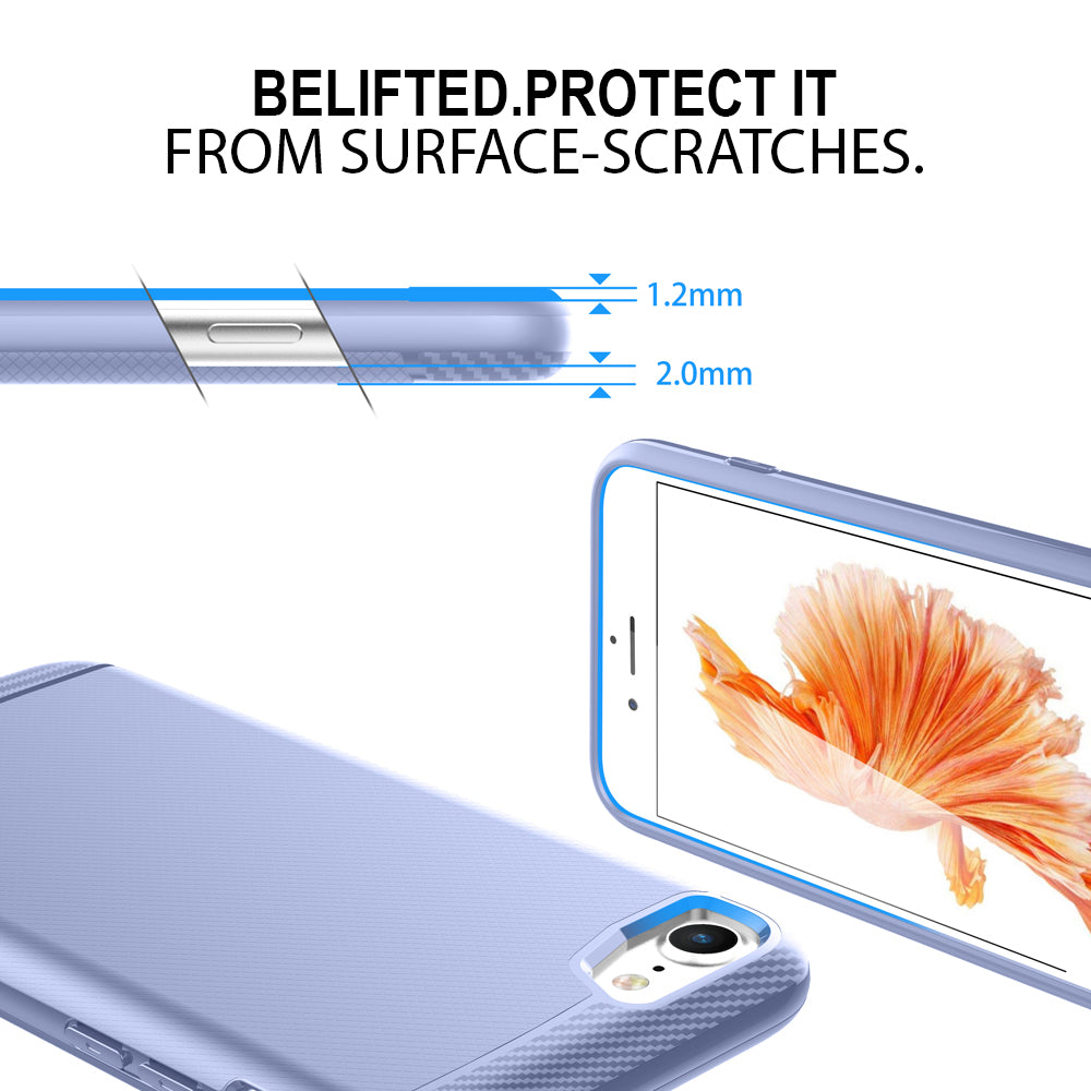 Luvvitt Sleek Armor Slim Case for iPhone 7 / 8 / SE 2000 - Violet