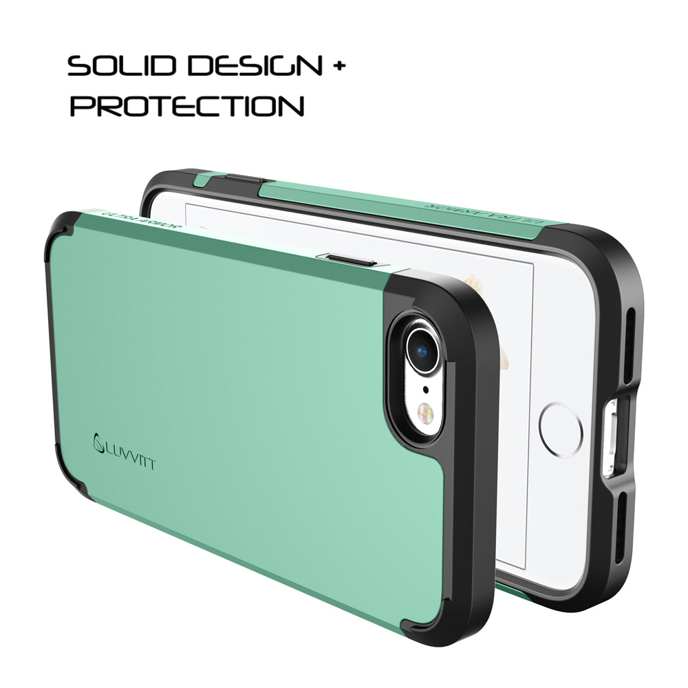 Luvvitt Ultra Armor Dual Layer Case for iPhone SE 2020 / iPhone 7 and 8 - Green