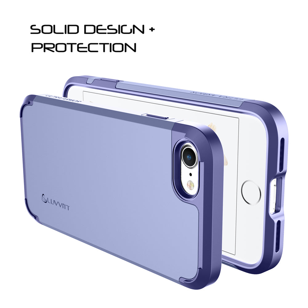Luvvitt Ultra Armor Dual Layer Case for iPhone SE 2020 / iPhone 7 and 8 - Violet