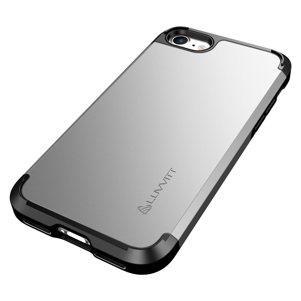 Luvvitt Ultra Armor Dual Layer Case for iPhone SE 2020 / iPhone 7 and 8 - Silver