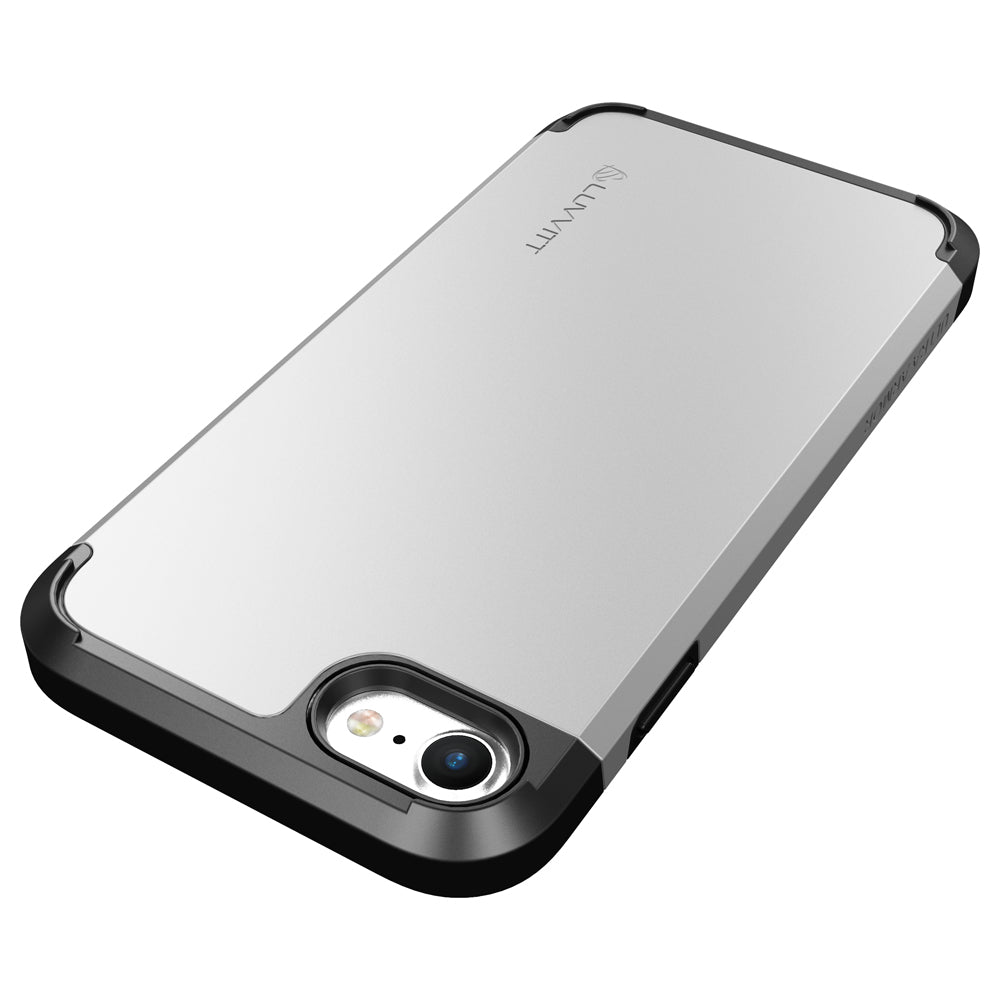 Luvvitt Ultra Armor Dual Layer Case for iPhone SE 2020 / iPhone 7 and 8 - Silver