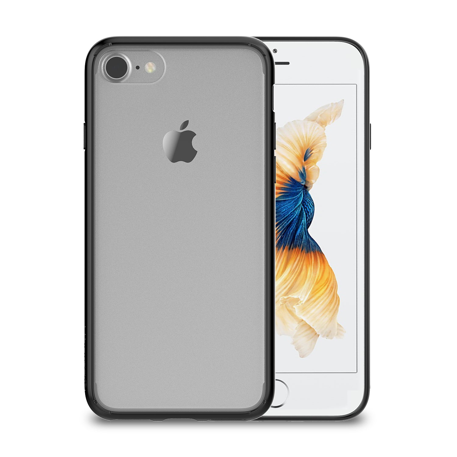 Luvvitt Clear View Hybrid Case for iPhone 8 - Black