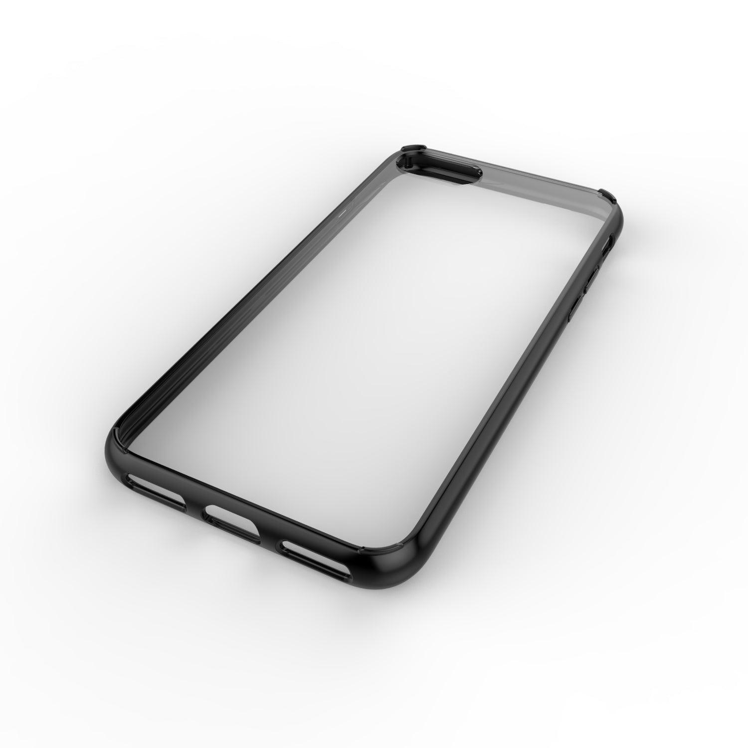 Luvvitt Clear View Hybrid Case for Apple iPhone SE 2020 and iPhone 7 and 8 - Black