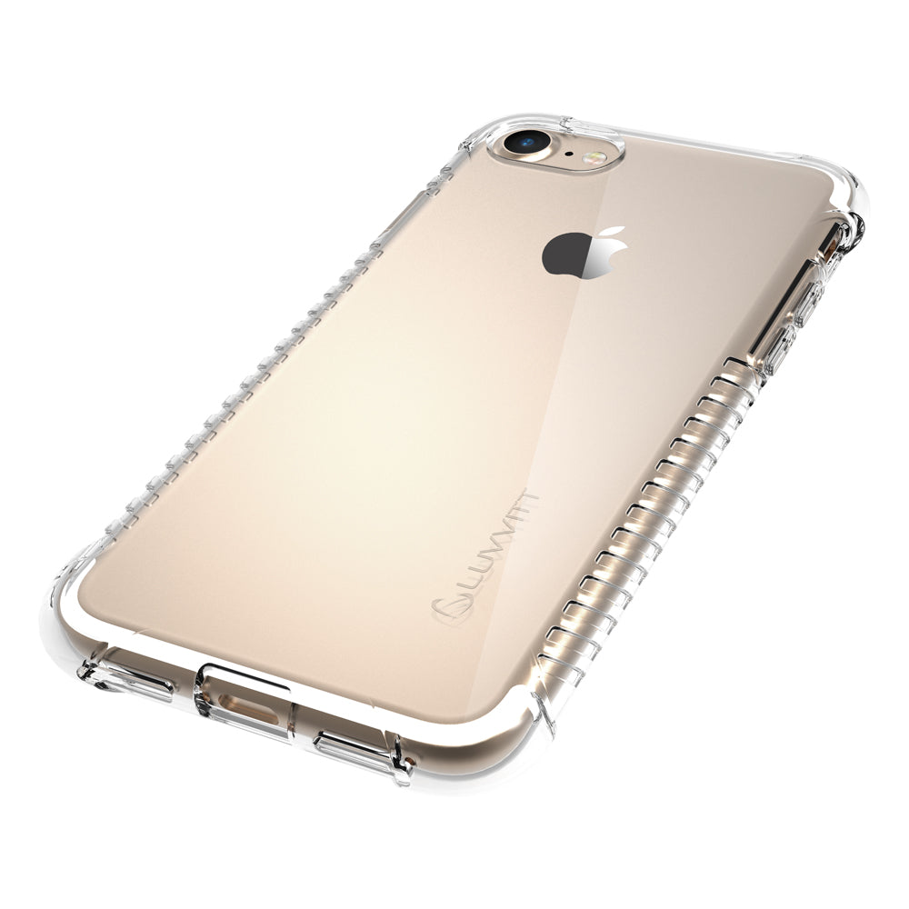 Luvvitt Clear Grip Flexible TPU Case for iPhone SE 2020, iPhone 7 and 8 - Clear