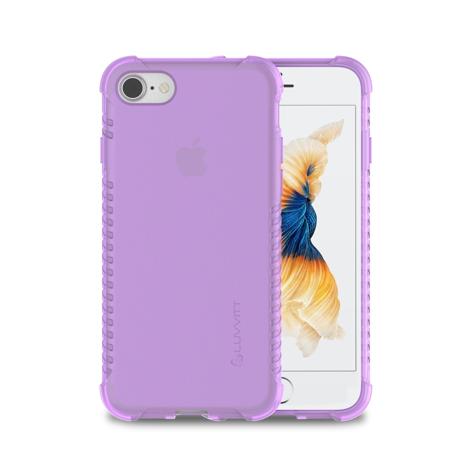 Luvvitt Clear Grip Flexible TPU Case for iPhone SE 2020, iPhone 7 and 8