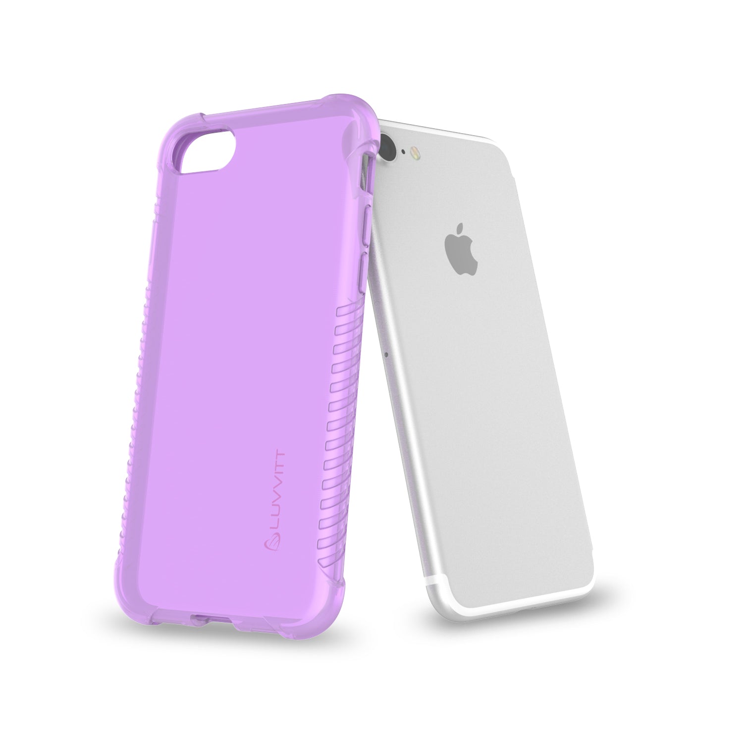 Luvvitt Clear Grip Flexible TPU Case for iPhone SE 2020, iPhone 7 and 8