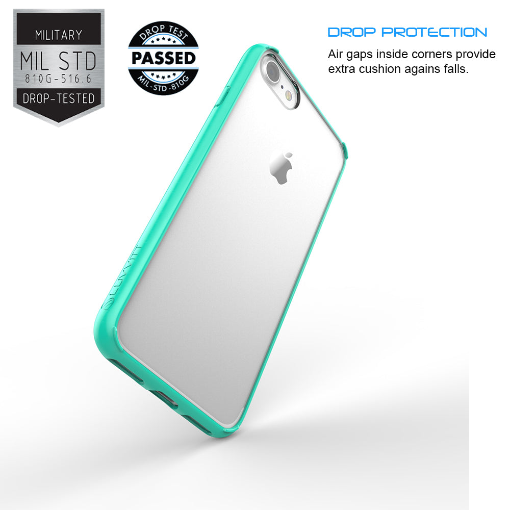 Luvvitt Clear View Hybrid Case for Apple iPhone SE 2020 and iPhone 7 and 8 Green