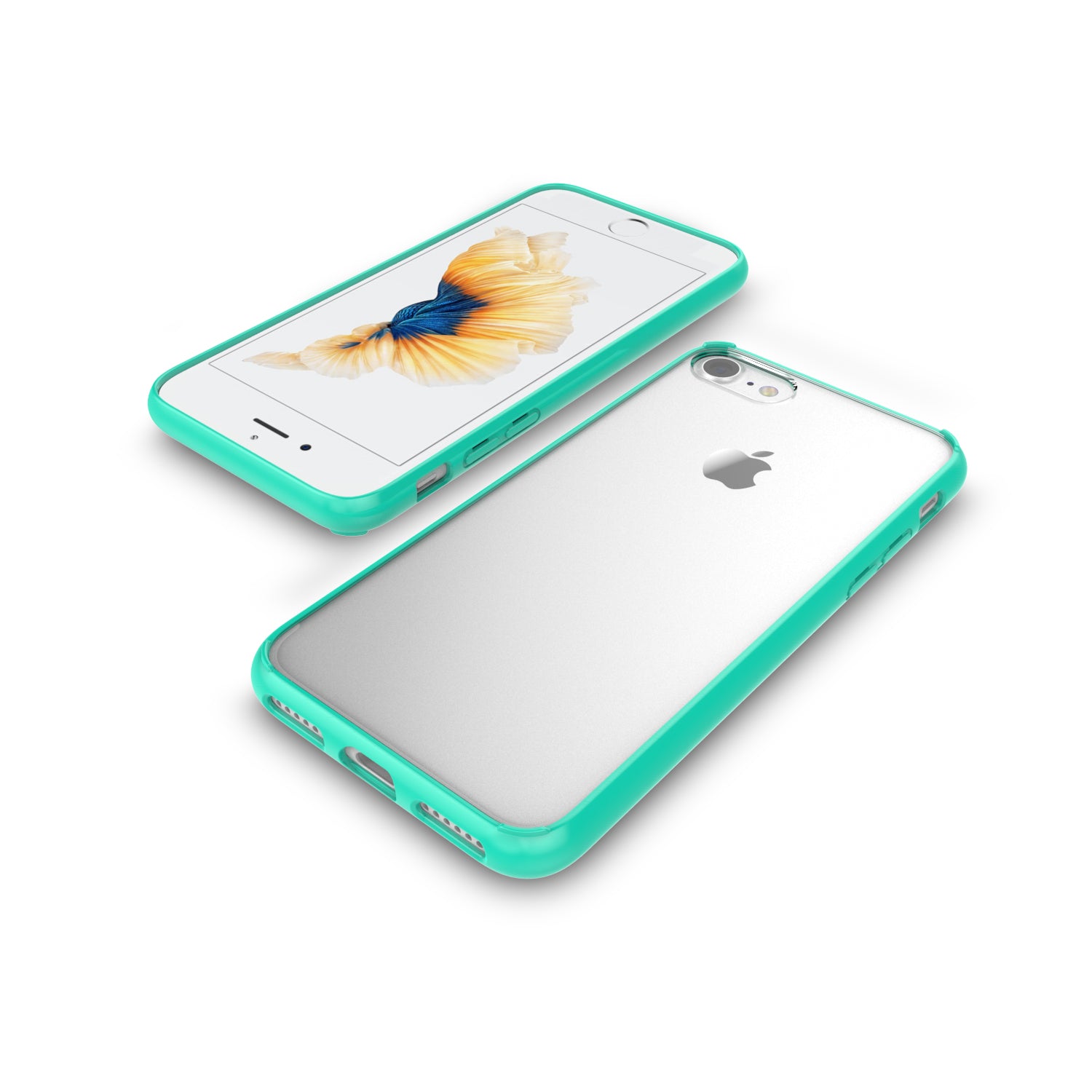 Luvvitt Clear View Hybrid Case for Apple iPhone SE 2020 and iPhone 7 and 8 Green