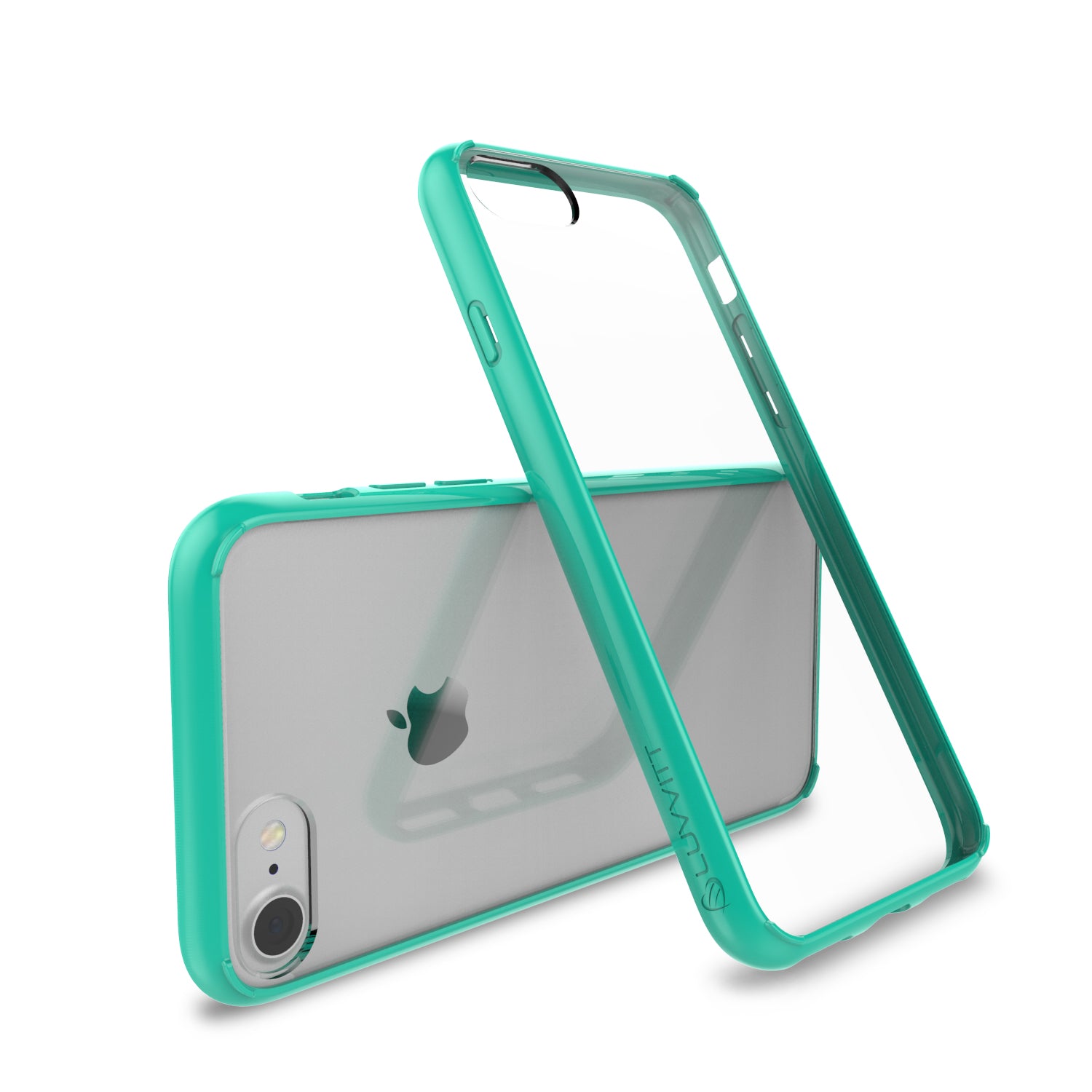 Luvvitt Clear View Hybrid Case for Apple iPhone SE 2020 and iPhone 7 and 8 Green