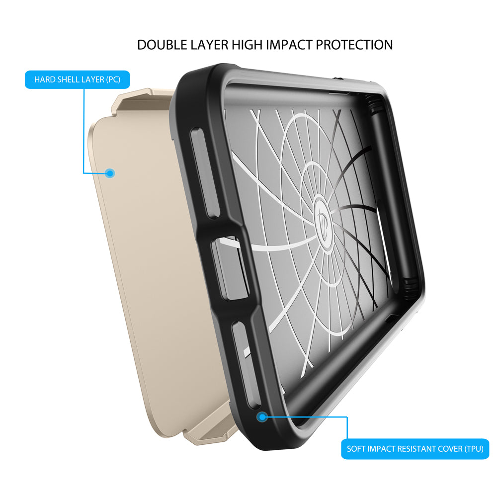 Luvvitt Ultra Armor Dual Layer Case for iPhone 8 Plus - Gold
