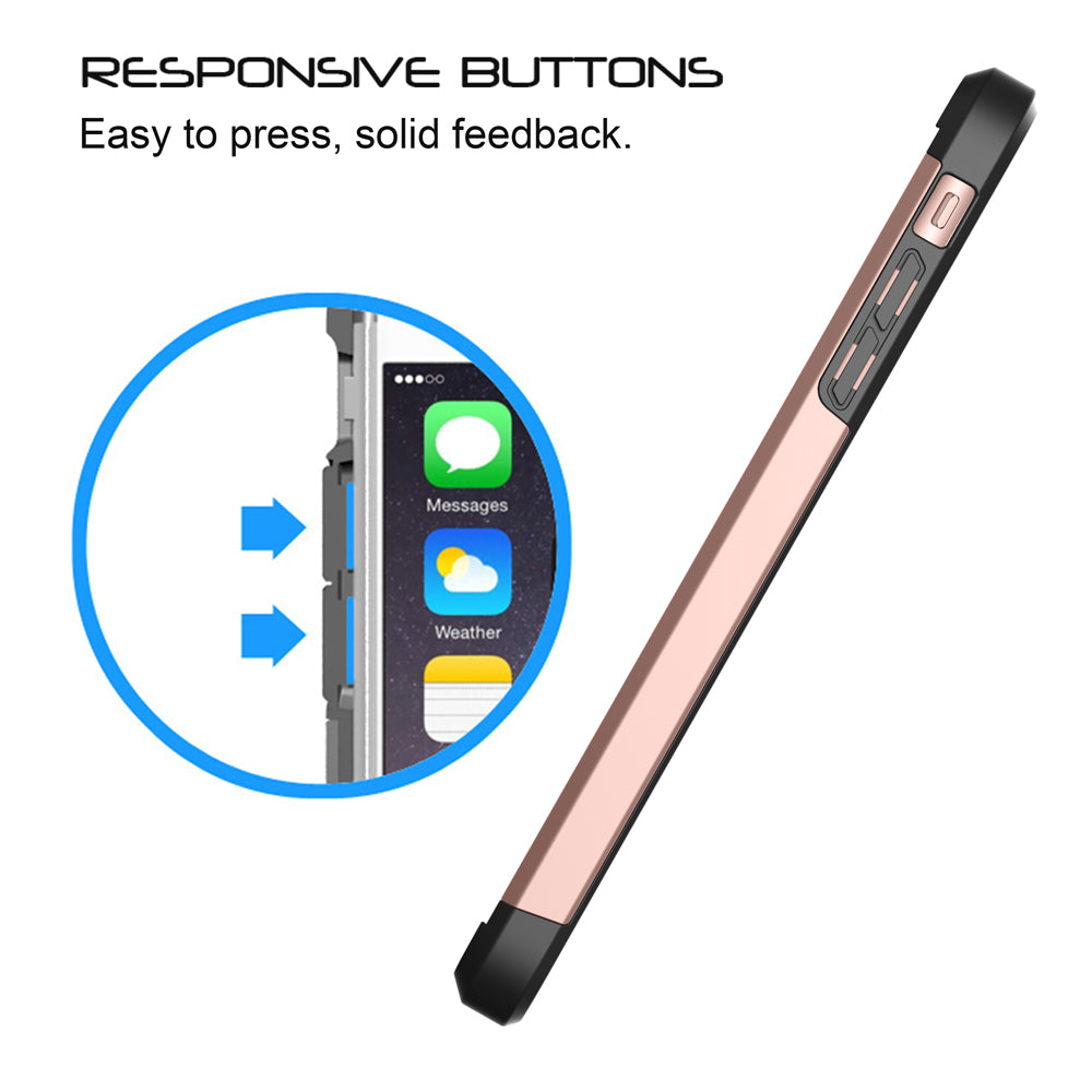 Luvvitt Ultra Armor Dual Layer Case for iPhone 7 Plus and 8 Plus - Rose Gold