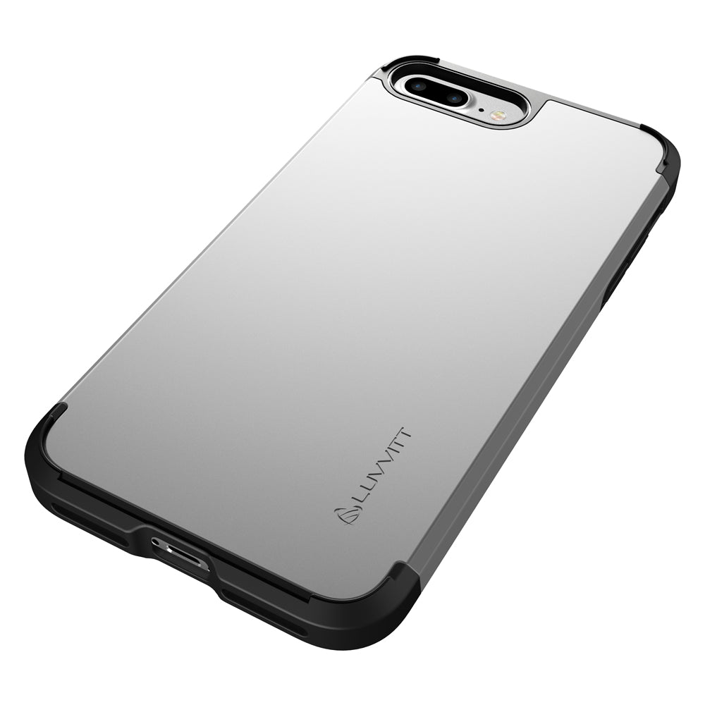 Luvvitt Ultra Armor Dual Layer Case for iPhone 7 Plus and 8 Plus - Silver