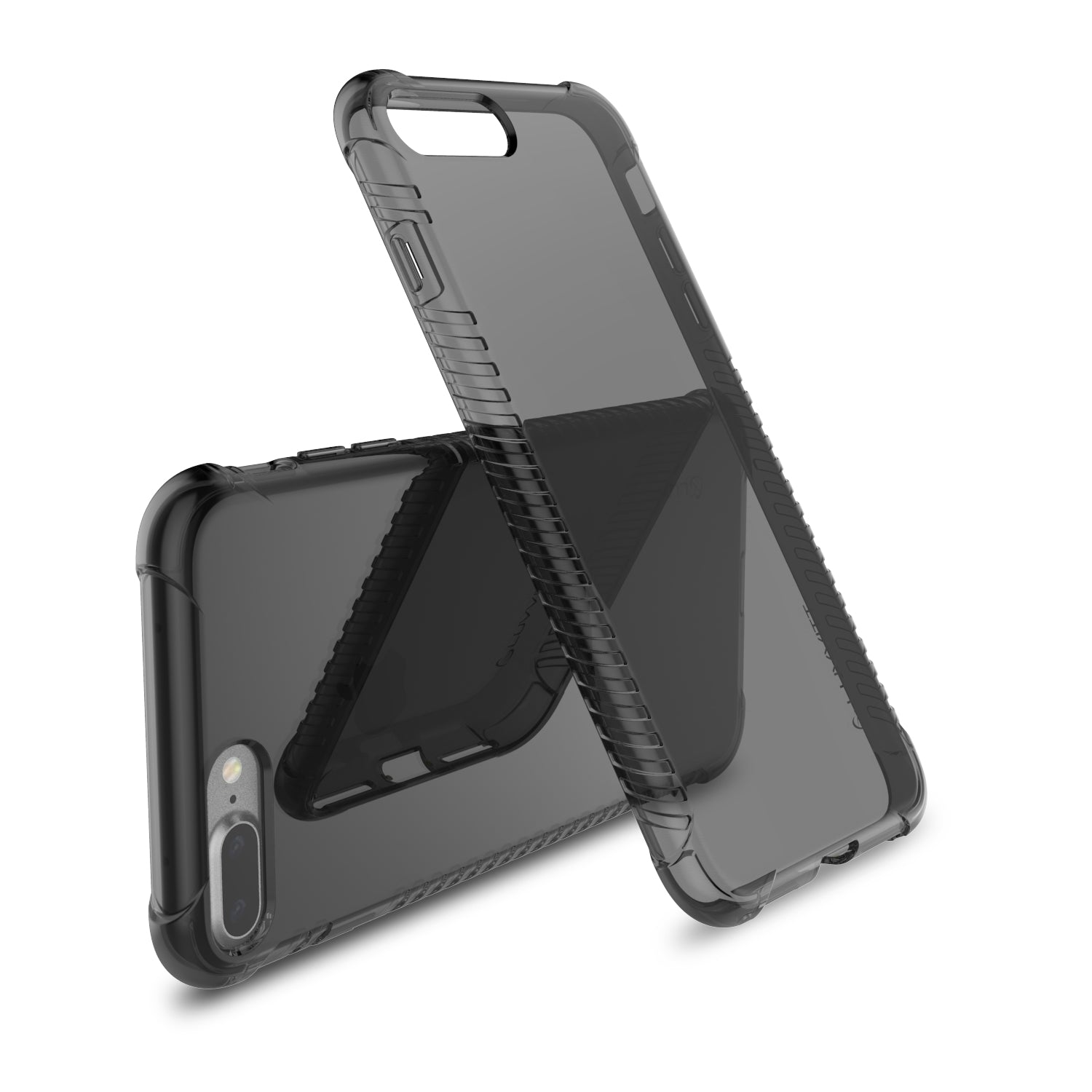 Luvvitt Clear Grip Flexible TPU Case for iPhone 7 Plus and 8 Plus - Black