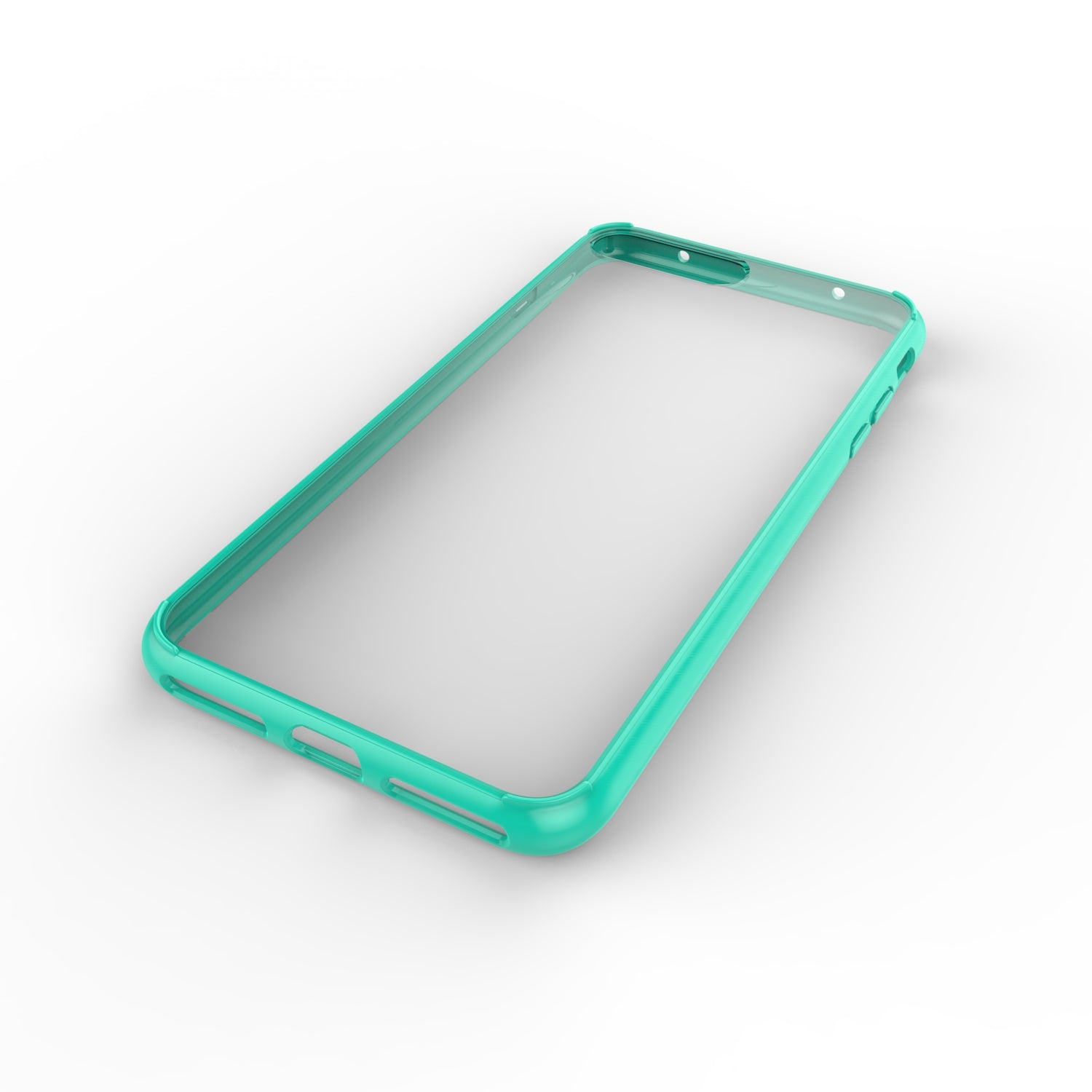 Luvvitt Clear View Hybrid Case for iPhone 7 Plus and 8 Plus - Teal