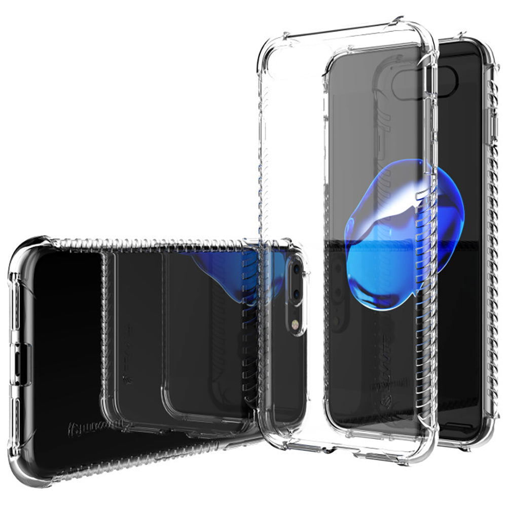 Luvvitt Clear Grip Flexible TPU Case for iPhone 7 Plus and 8 Plus - Clear